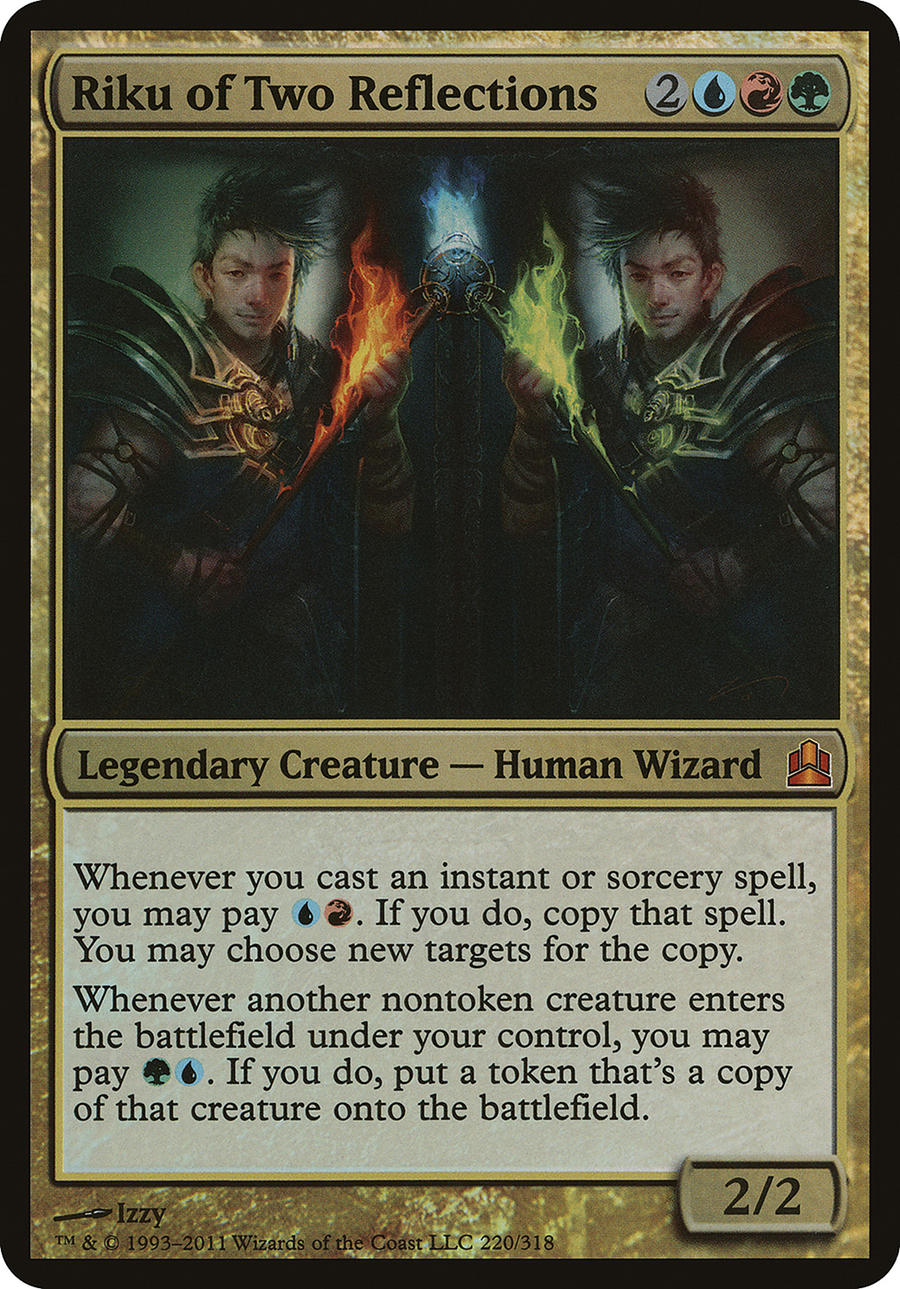 Riku of Two Reflections (OVER-220) - Commander 2011 Oversized Foil