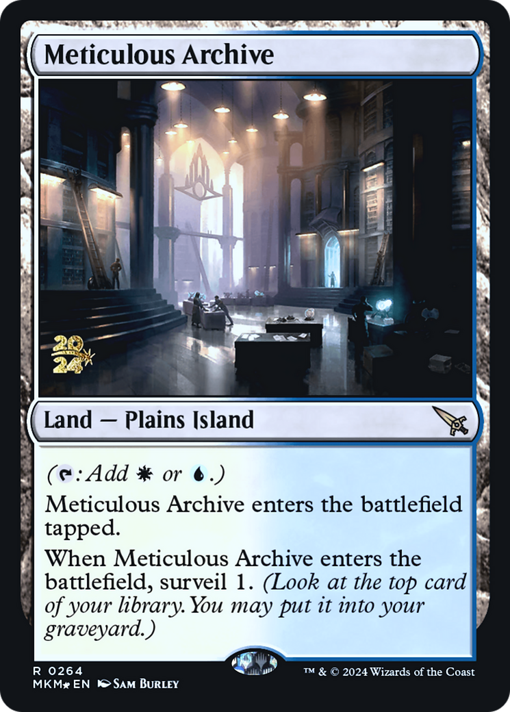 Meticulous Archive (PRE-264) - Murders at Karlov Manor Promos Foil