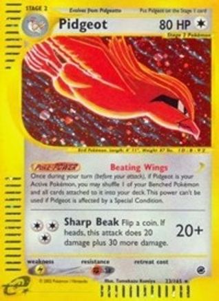 Pidgeot 023/165 - Expedition Holofoil