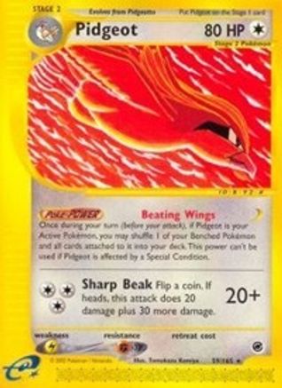 Pidgeot 059/165 - Expedition Reverse Holofoil