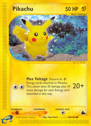 Pikachu 084/144 - Skyridge Reverse Holofoil