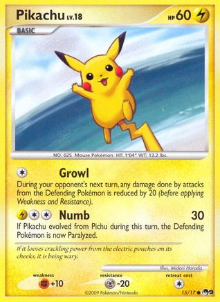 Pikachu 015/017 - POP Series 9