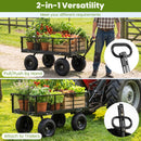 880 lbs Utility Wagon Flatbed with Removable Oxford Cloth Liner