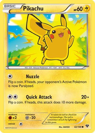 Pikachu 042/146 - XY Base Set