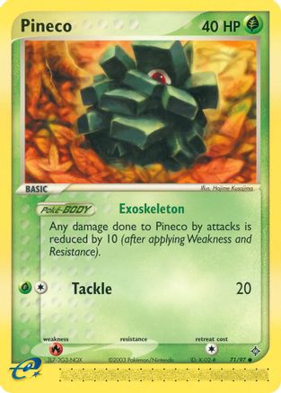 Pineco 071/97 - Dragon Reverse Holofoil