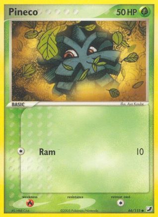 Pineco 066/115 - Unseen Forces Reverse Holofoil