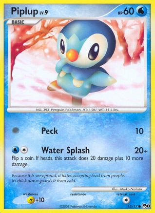 Piplup 015/17 - POP Series 8