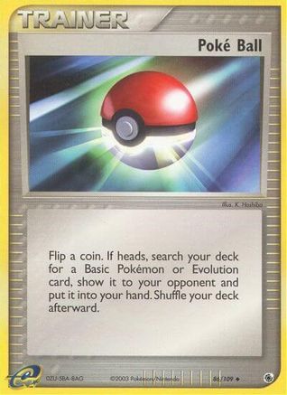 Poke Ball 086/109 - Ruby and Sapphire Reverse Holofoil