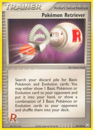 Pokemon Retriever 084/109 - Team Rocket Returns - Reverse Holofoil