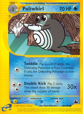Poliwhirl 088/144 - Skyridge Reverse Holofoil
