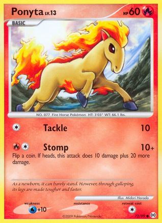 Ponyta 072/99 - Arceus Reverse Holofoil