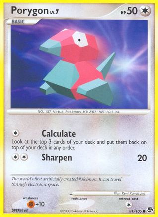 Porygon 081/106 - Great Encounters