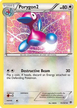 Porygon2 073/101 - Plasma Blast Reverse Holofoil