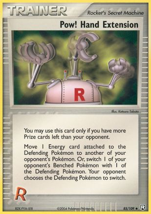 Pow! Hand Extension 085/109 - Team Rocket Returns