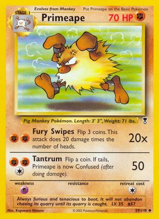 Primeape 059/110 - Legendary Collection Reverse Holofoil