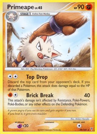 Primeape 039/147 - Supreme Victors Reverse Holofoil