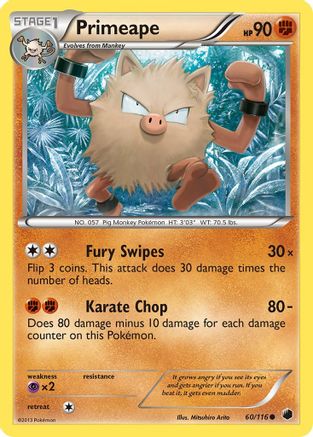 Primeape 060/116 - Plasma Freeze
