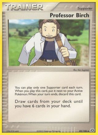 Professor Birch 082/106 - Emerald Reverse Holofoil