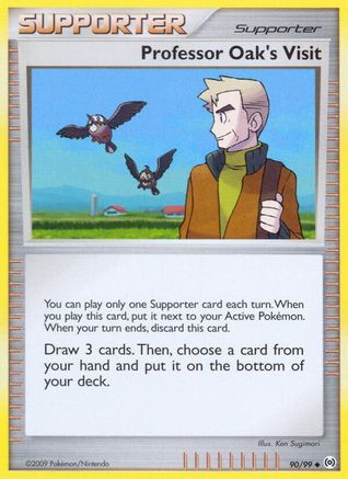 Professor Oak's Visit 090/99 - Arceus Reverse Holofoil