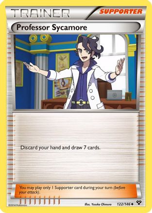 Professor Sycamore 122/146 - XY Base Set Reverse Holofoil