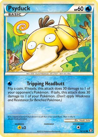 Psyduck 074/102 - Triumphant Reverse Holofoil