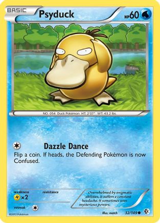 Psyduck 032/149 - Boundaries Crossed Reverse Holofoil