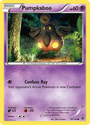 Pumpkaboo 056/146 - XY Base Set Reverse Holofoil
