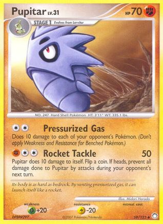 Pupitar 059/123 - Mysterious Treasures Reverse Holofoil