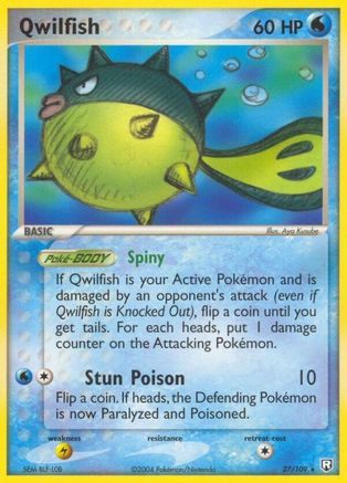 Qwilfish 027/109 - Team Rocket Returns