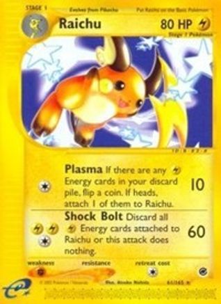Raichu 061/165 - Expedition Reverse Holofoil