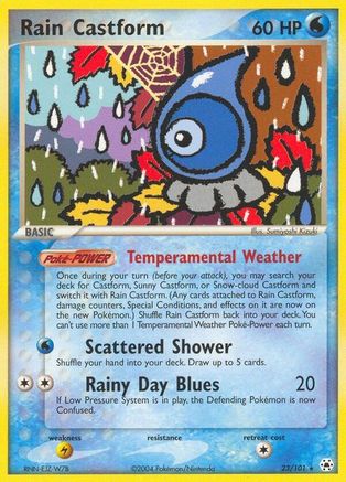 Rain Castform 023/101 - Hidden Legends