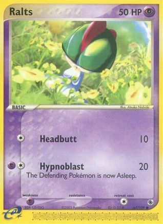 Ralts 067/109 - Ruby and Sapphire Reverse Holofoil