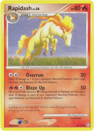 Rapidash 059/130 - Diamond and Pearl