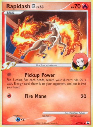 Rapidash E4 047/111 - Rising Rivals
