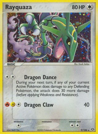Rayquaza 009/106 - Emerald Reverse Holofoil