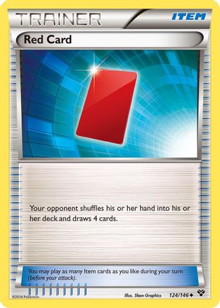 Red Card 124/146 - XY Base Set