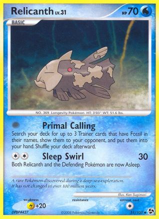 Relicanth 051/106 - Great Encounters