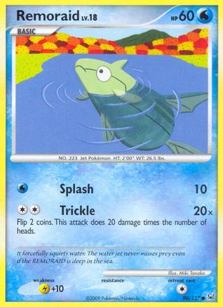 Remoraid 090/127 - Platinum Reverse Holofoil