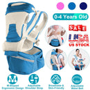Multifunctional Baby Carrier With Hip Seat Head Hood Front Back Side Carrying All Position Ergonomic Adjustable Infant Carrier For 0-4 Years Old Newbo