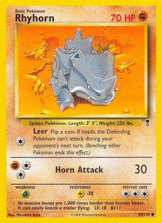 Rhyhorn 090/110 - Legendary Collection