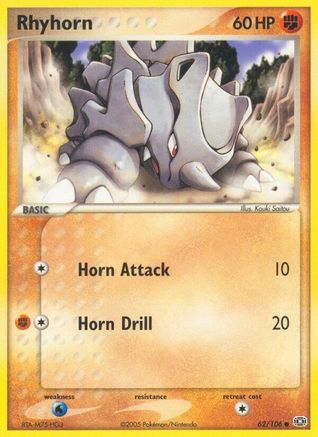 Rhyhorn 062/106 - Emerald