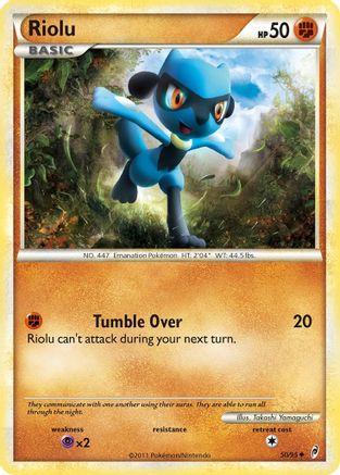 Riolu 050/95 - Call of Legends Reverse Holofoil