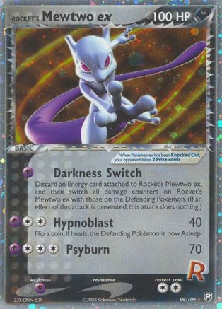 Rocket's Mewtwo ex 099/109 - Team Rocket Returns Holofoil