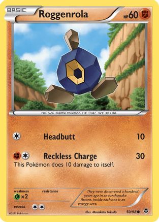Roggenrola 050/98 - Emerging Powers Reverse Holofoil
