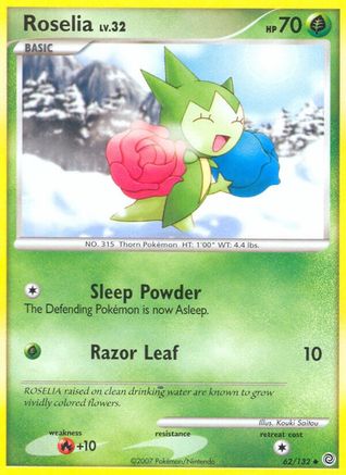 Roselia 062/132 - Secret Wonders Reverse Holofoil