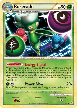 Roserade 023/95 - Unleashed Reverse Holofoil
