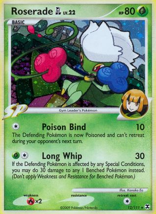 Roserade GL 012/111 - Rising Rivals Reverse Holofoil
