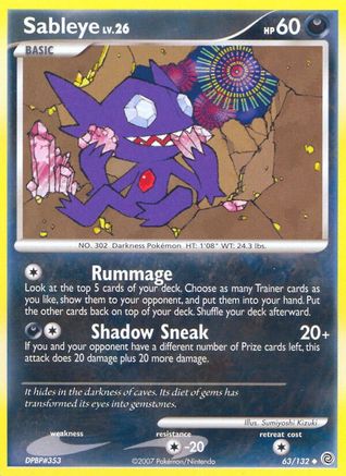 Sableye 063/132 - Secret Wonders
