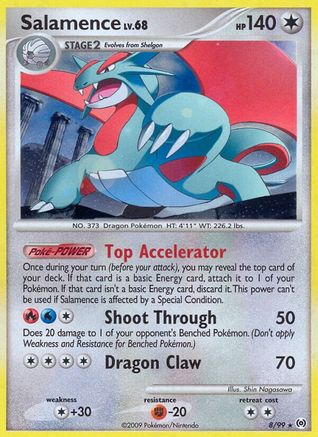 Salamence 008/99 - Arceus Reverse Holofoil