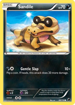 Sandile 068/116 - Plasma Freeze Reverse Holofoil